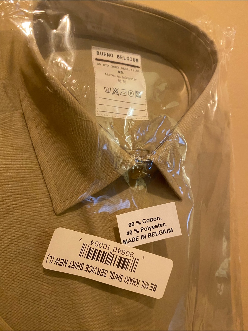 Short-Sleeve Dress Shirt - Khaki fishing camping hiking safari military surplus
